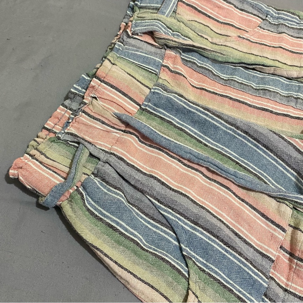 colorful striped shorts